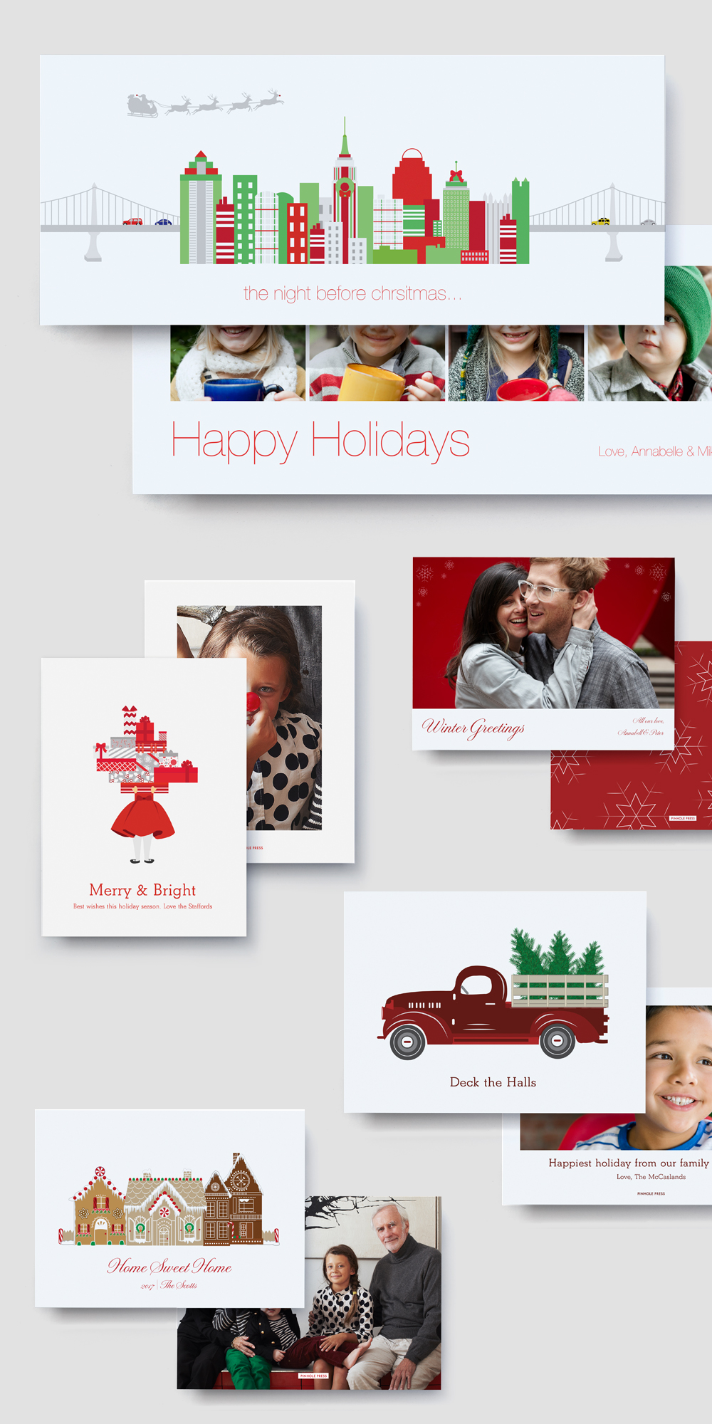 New Custom Designer Holiday Cards by Sarah Selby