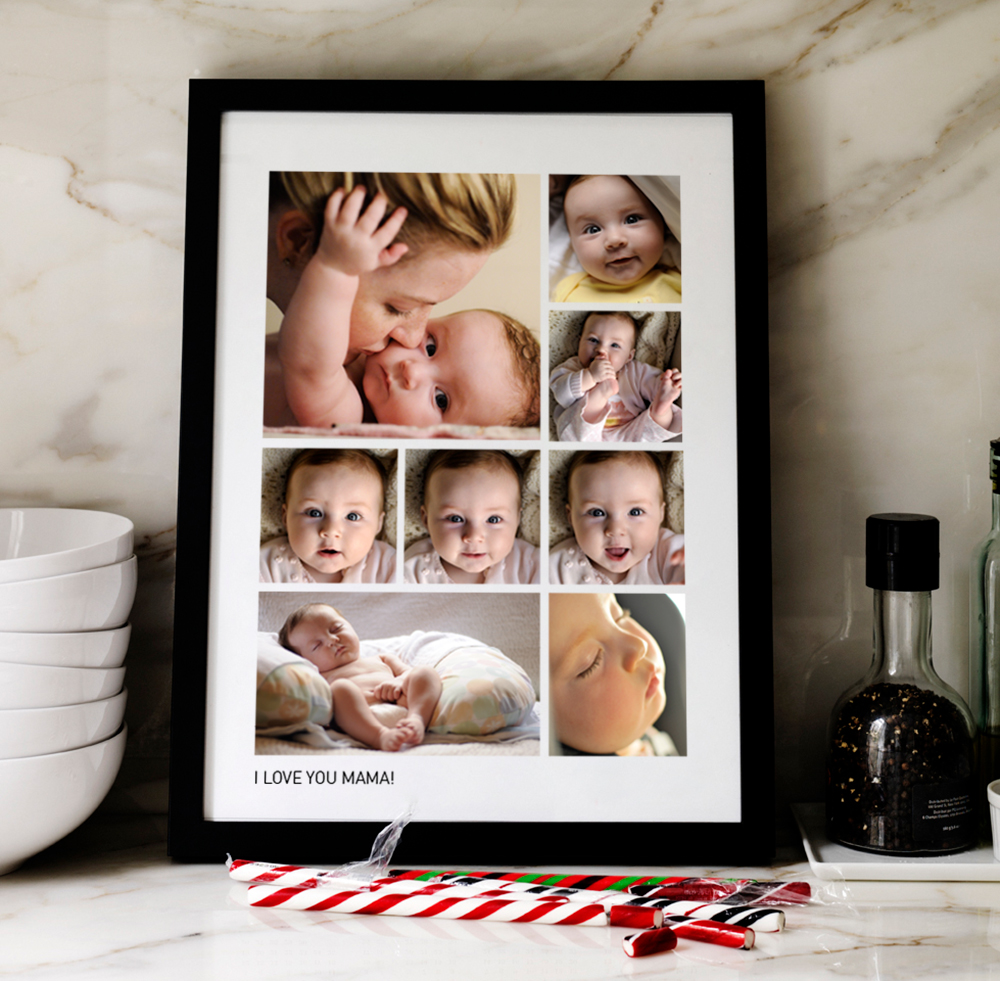 Pinhole Press Framed Photograph with Custom Text